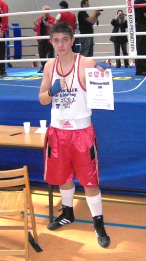 Norddeutscher Meister und Dritter der deutschen Meisterschaft der Amateurboxer in der Jugend im Jahr 2008